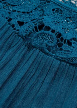 bonprix Blusen & Tuniken|Nachhaltigere Materialien^Tunika aus fließender Viskose blaupetrol