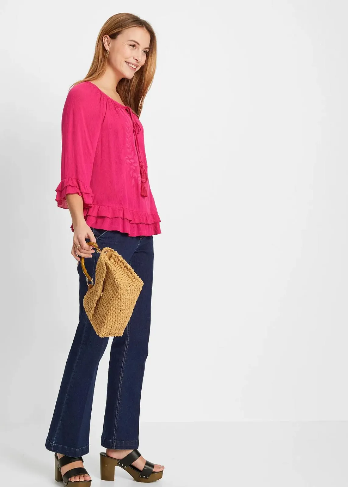 bonprix Nachhaltigere Materialien|Blusen & Tuniken^Tunika aus softer Viskose pinklady
