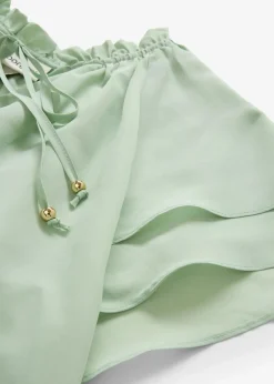 bonprix Bekleidung·Jacken & Mäntel|Premium^Tunika mit Seidenanteil hellschilf