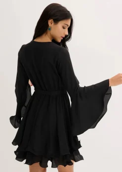 bonprix Bekleidung·Pullover & Strickjacken|Kleider^Tunika-Kleid schwarz