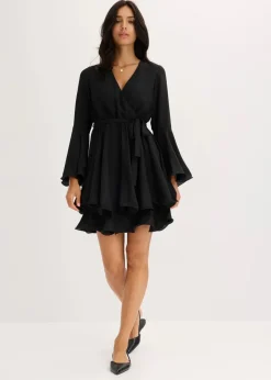 bonprix Bekleidung·Pullover & Strickjacken|Kleider^Tunika-Kleid schwarz