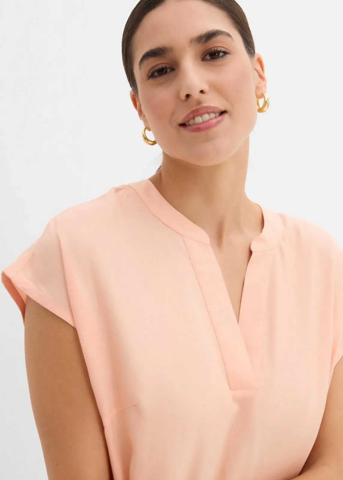 bonprix Bekleidung·Pullover & Strickjacken|Kleider^Tunikakleid aus feiner Viskose melba