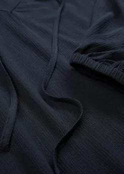 bonprix Bekleidung·Pullover & Strickjacken|Kleider^Tunika-Kleid aus fließender Viskose schwarz