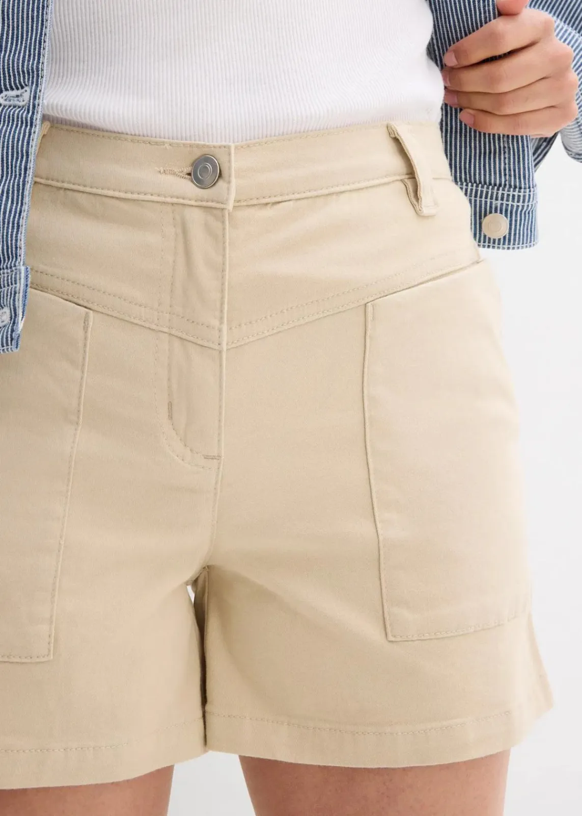 bonprix Hosen|Shorts^Twill Shorts hellsand