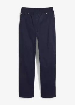 bonprix Hosen|Bekleidung·Kleider^Twill Treggings aus elastischem Baumwoll-Mix dunkelblau