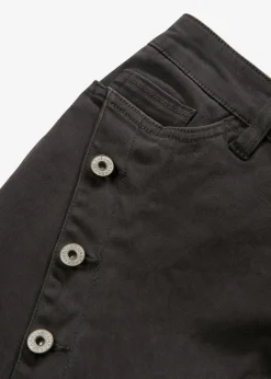 bonprix Hosen^Twillhose aus elastischem Baumwoll-Mix anthrazit used