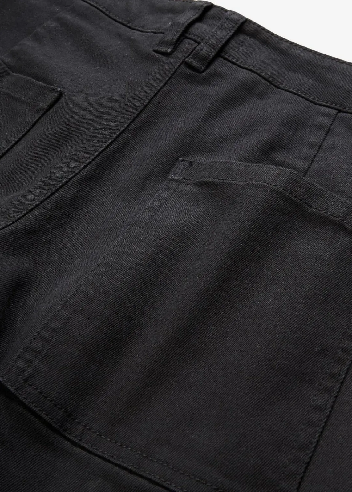 bonprix Bekleidung·Kleider|Hosen^Twillhose aus elastischem Baumwoll-Mix schwarz