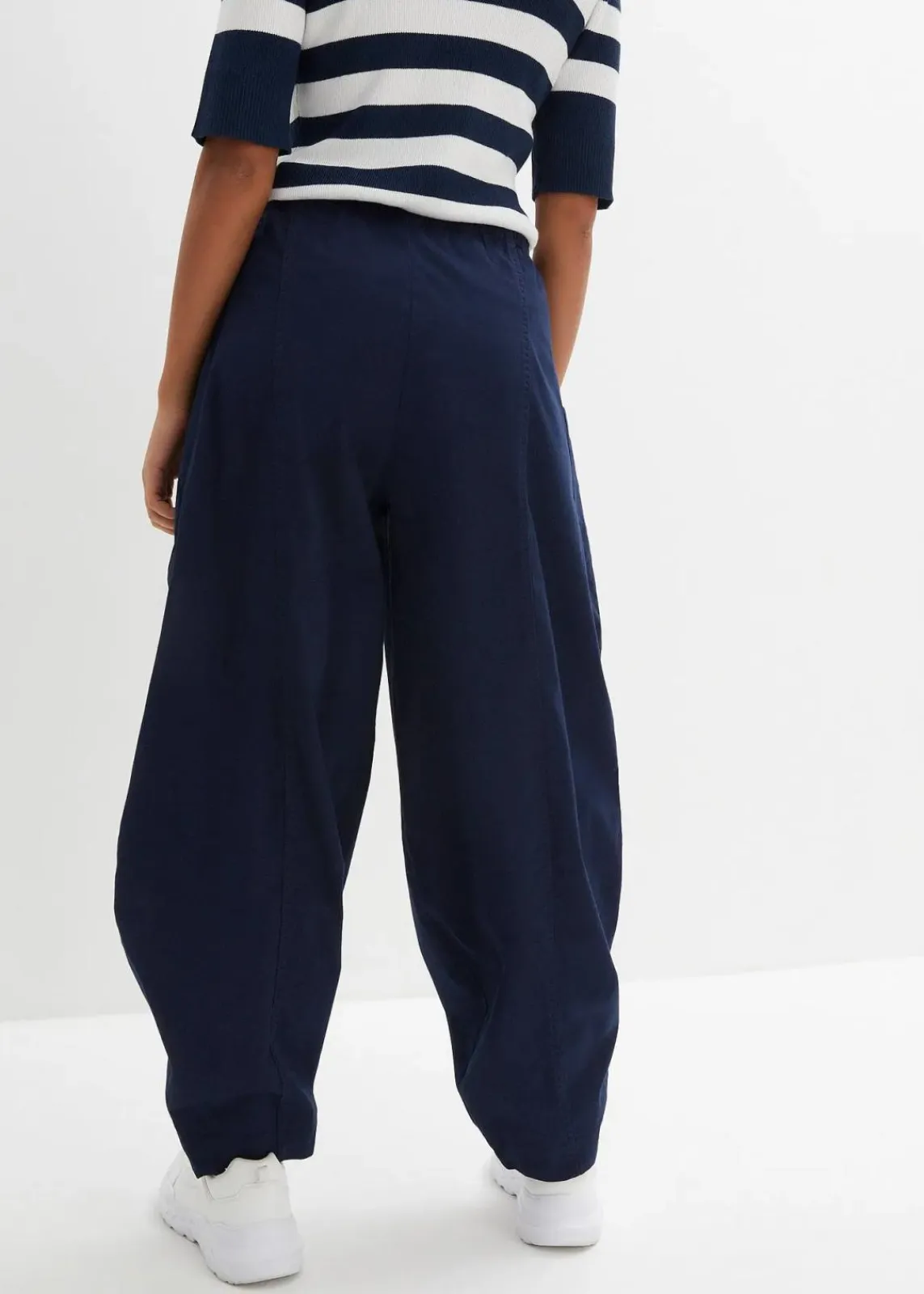 bonprix Bekleidung·Kleider|Hosen^Twillhose aus elastischem Baumwoll-Mix dunkelblau