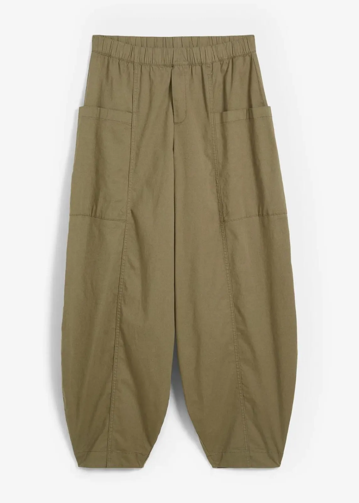 bonprix Hosen|Bekleidung·Kleider^Twillhose aus elastischem Baumwoll-Mix oliv