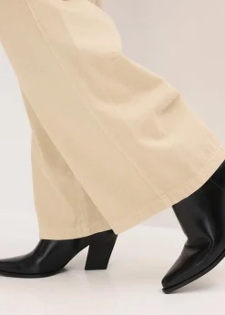 bonprix Hosen|Bekleidung·Kleider^Twillhose aus reiner Baumwolle hellsand