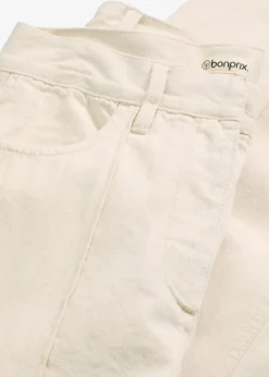bonprix Bekleidung·Kleider|Hosen^Twillhose aus reiner Baumwolle kieselbeige washed