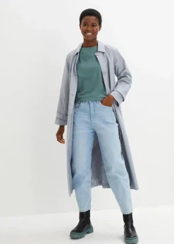 bonprix Shirts & Tops|Basics^U-Boot-Ausschnitt-Shirt graugrün