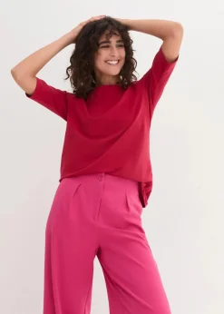 bonprix Shirts & Tops|Basics^U-Boot-Ausschnitt-Shirt abendrot