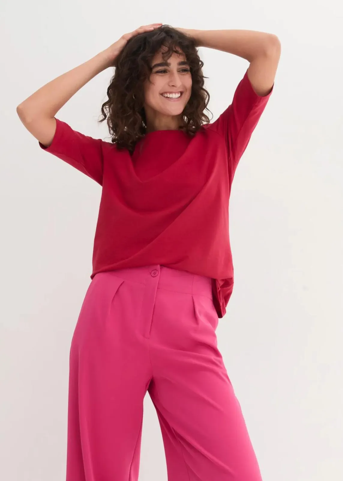 bonprix Shirts & Tops|Basics^U-Boot-Ausschnitt-Shirt abendrot