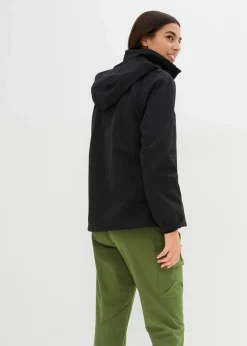 bonprix Bekleidung·Jumpsuits|Bekleidung·Sweat^Ultraleichte Regenjacke schwarz
