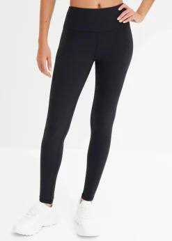bonprix Bekleidung·Sweat|Bekleidung·Kleider^Ultra-leichte Sport-Leggings mit Komfortbund schwarz