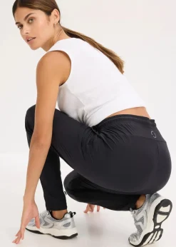 bonprix Bekleidung·Sweat|Bekleidung·Kleider^Ultrasofte Sporthose, schnelltrocknend schwarz