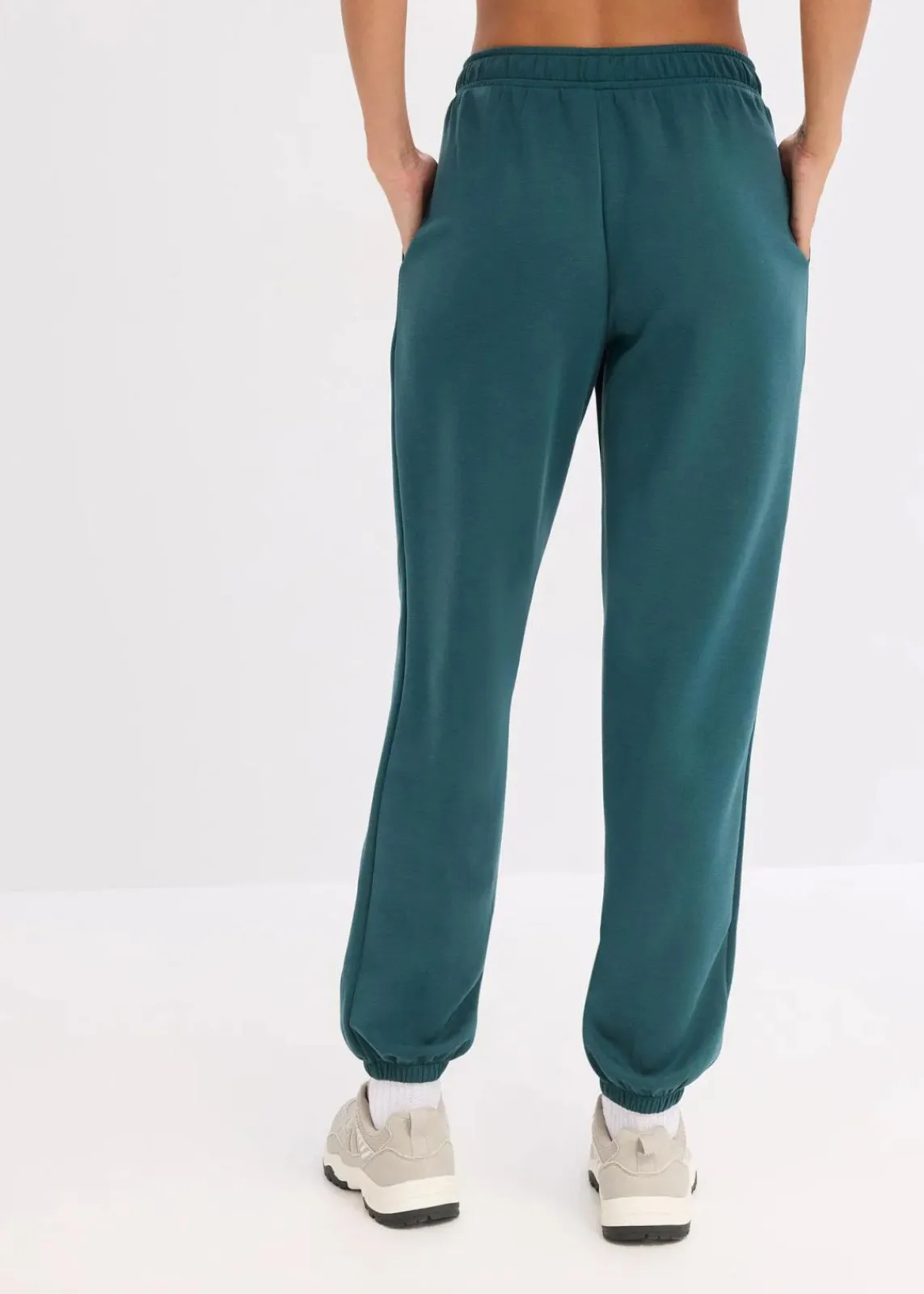 bonprix Bekleidung·Sweat|Bekleidung·Kleider^Ultrasofte Sport-Jogginghose mit Modal petrolgrün