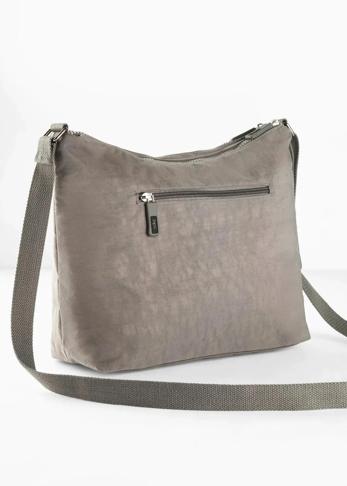 bonprix Taschen^Umhängetasche mit Außentaschen grau