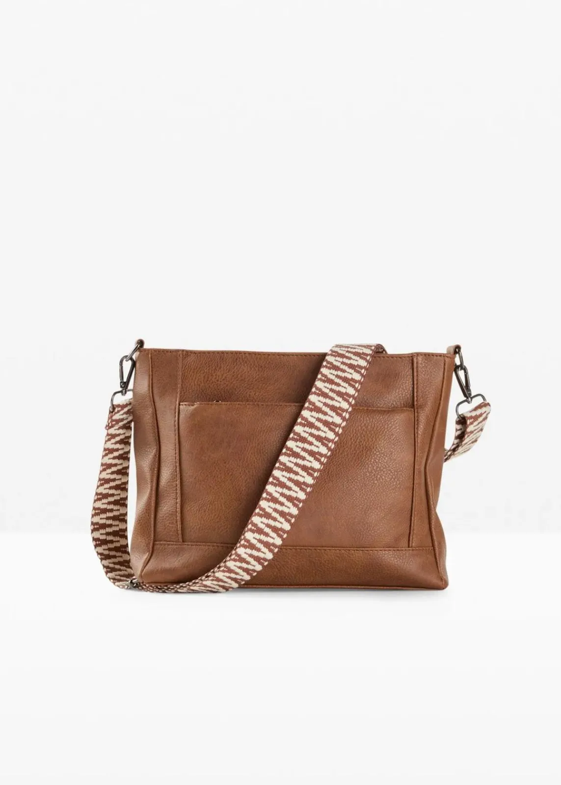 bonprix Taschen^Umhängetasche mit austauschbarem Trageriemen cognac braun