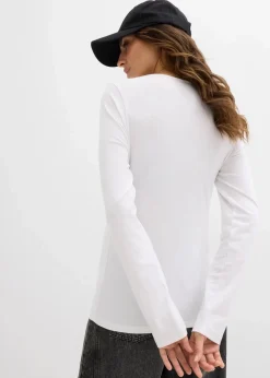 bonprix Bekleidung·Blazer|Umstandsmode^Umstands- und Stillshirts aus Bio-Baumwolle (2er Pack) schwarz/weiß