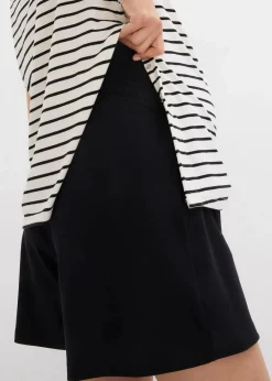 bonprix Bekleidung·Blazer|Umstandsmode^Umstands-Hosenrock aus Bio-Baumwolle schwarz