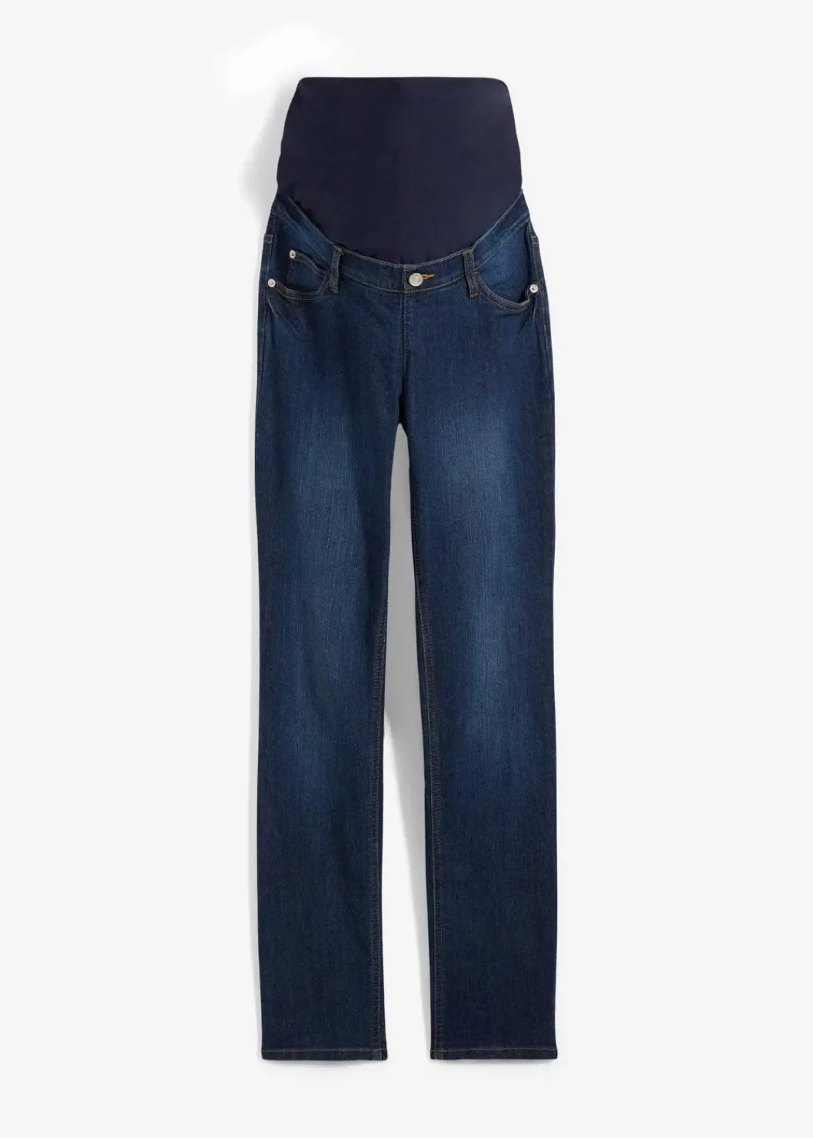 bonprix Bekleidung·Blazer|Umstandsmode^Umstandsjeans aus Bio-Baumwolle, Straight Leg dunkelblau denim