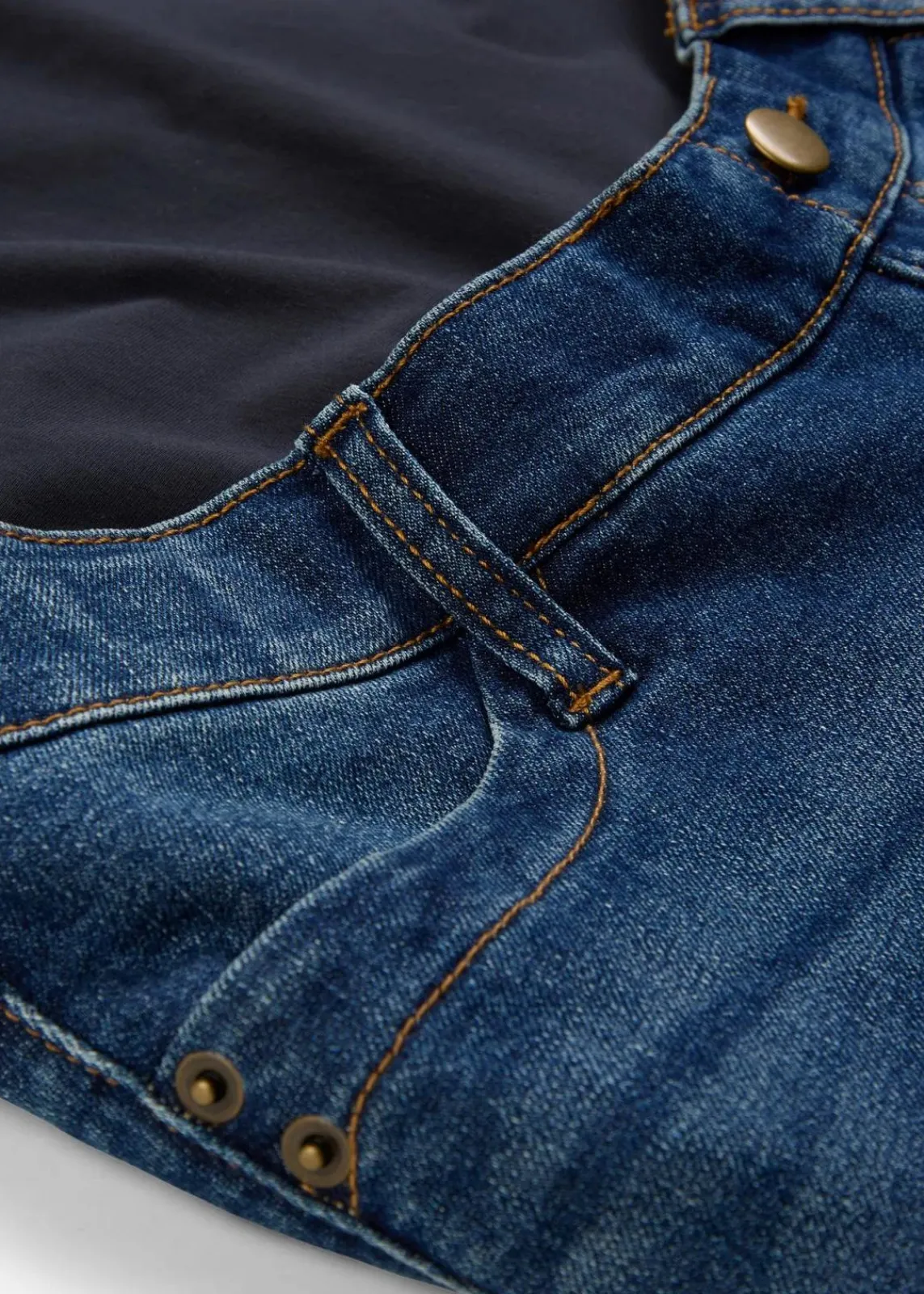 bonprix Bekleidung·Blazer|Umstandsmode^Umstandsjeans mit 7/8 Länge, Slim blau denim