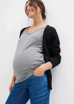 bonprix Bekleidung·Blazer|Umstandsmode^Umstandsjeans mit Bio-Baumwolle, Skinny blau denim