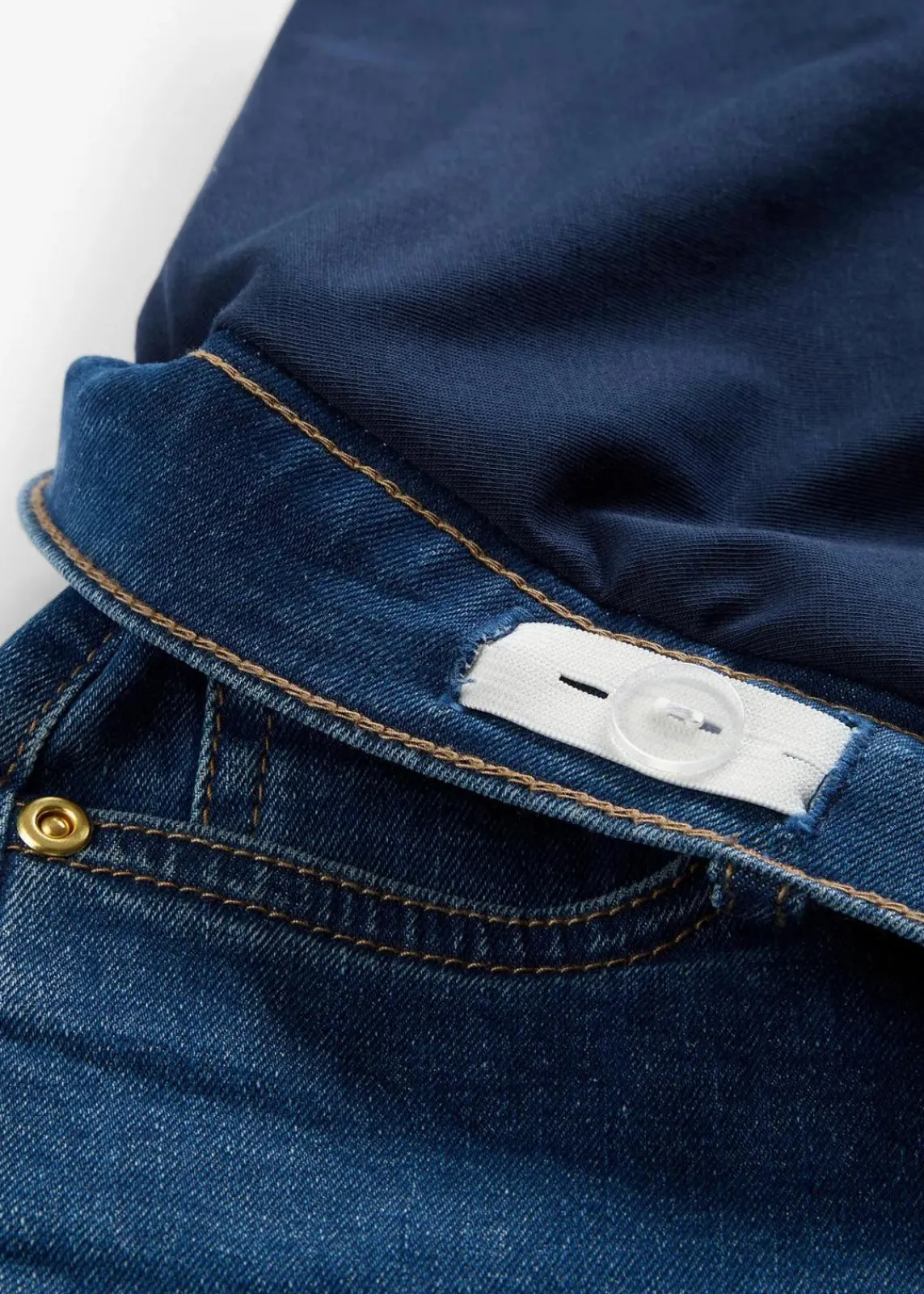 bonprix Bekleidung·Blazer|Umstandsmode^Umstandsjeansshorts aus Baumwoll- Stretchdenim blau denim