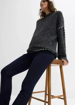 bonprix Umstandsmode|Bekleidung·Blazer^Umstandsjeggings mit Stretch, Skinny dunkelblau denim