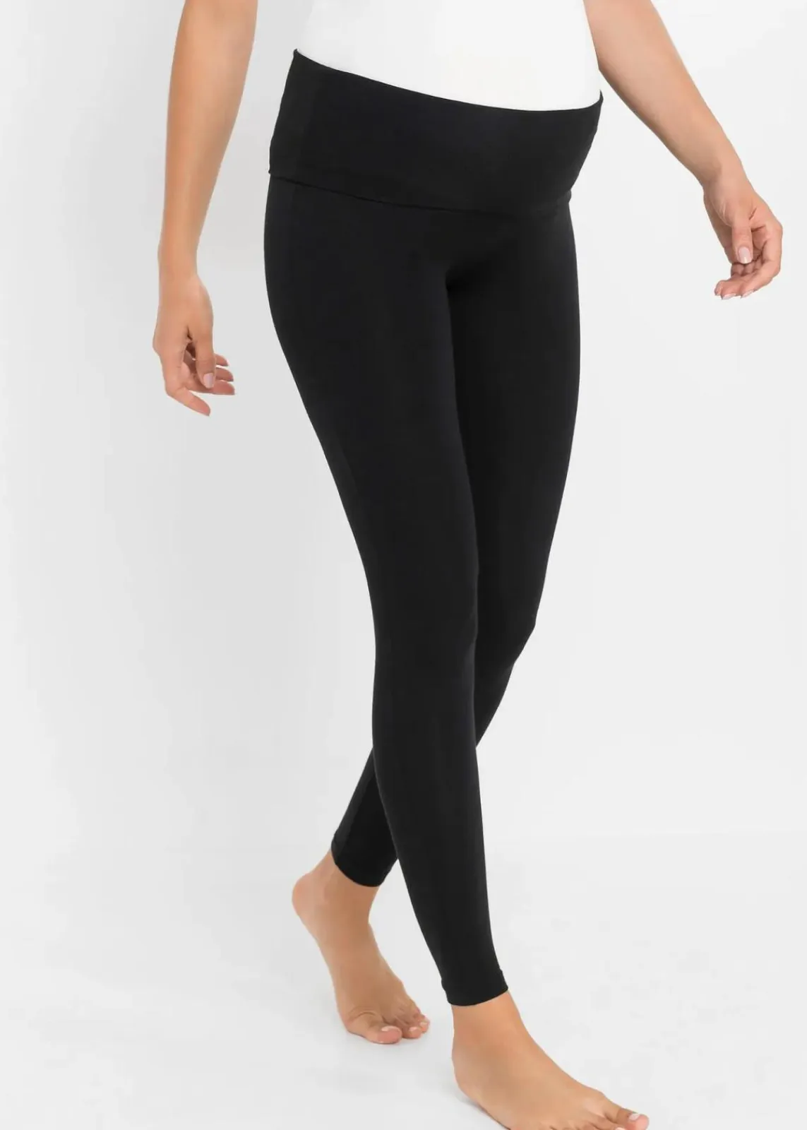 bonprix Wäsche·Still- & Umstandswäsche|Wäsche·Nachtwäsche^Umstandsleggings aus Bio-Baumwolle schwarz