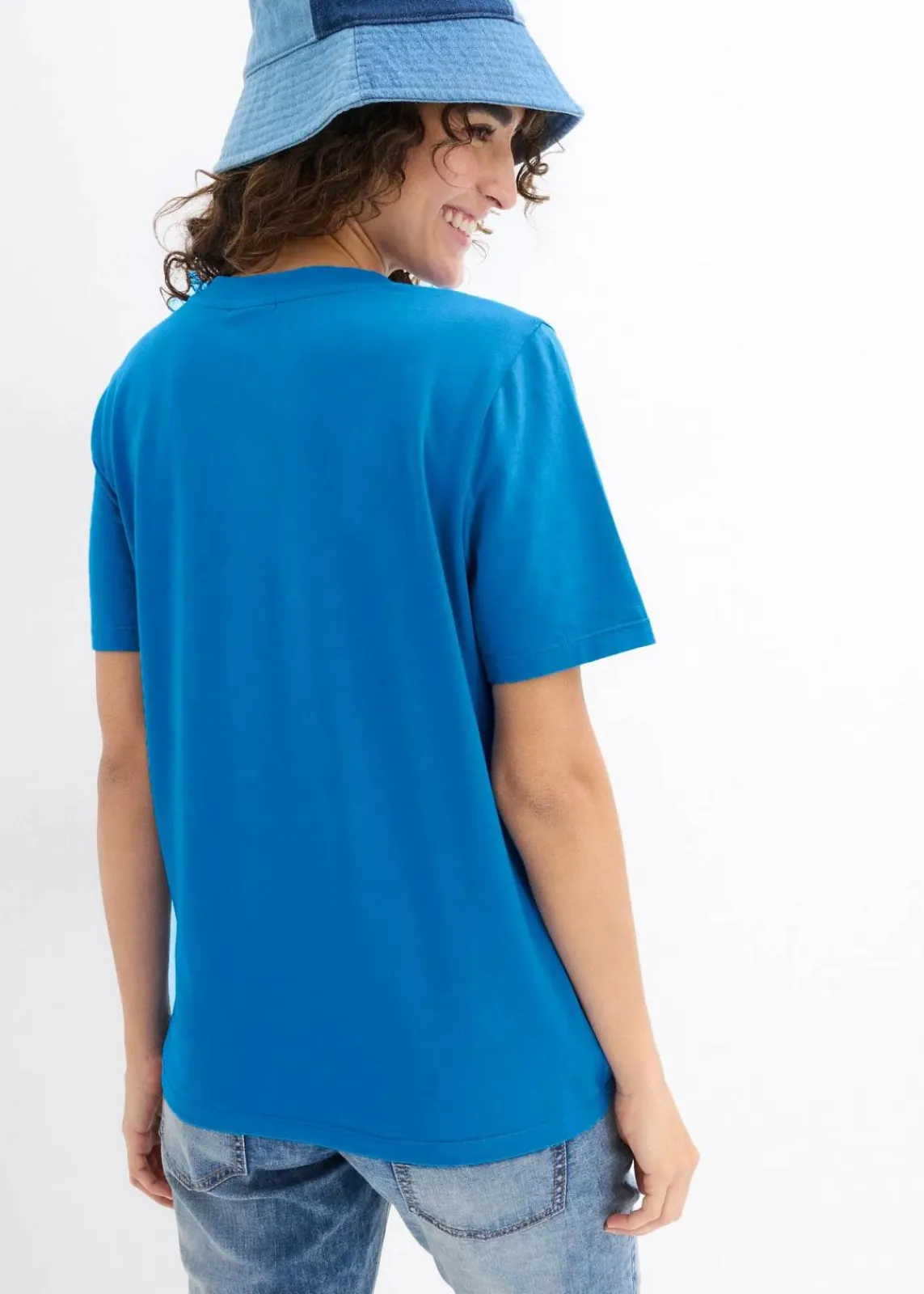 bonprix Umstandsmode|Nachhaltigere Materialien^Umstandsshirts aus Bio-Baumwolle (2er Pack) hellgelb/gletscherblau