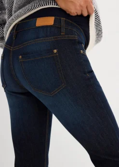 bonprix Bekleidung·Blazer|Umstandsmode^Umstands-Stretch-Jeans, Bootcut dunkelblau denim