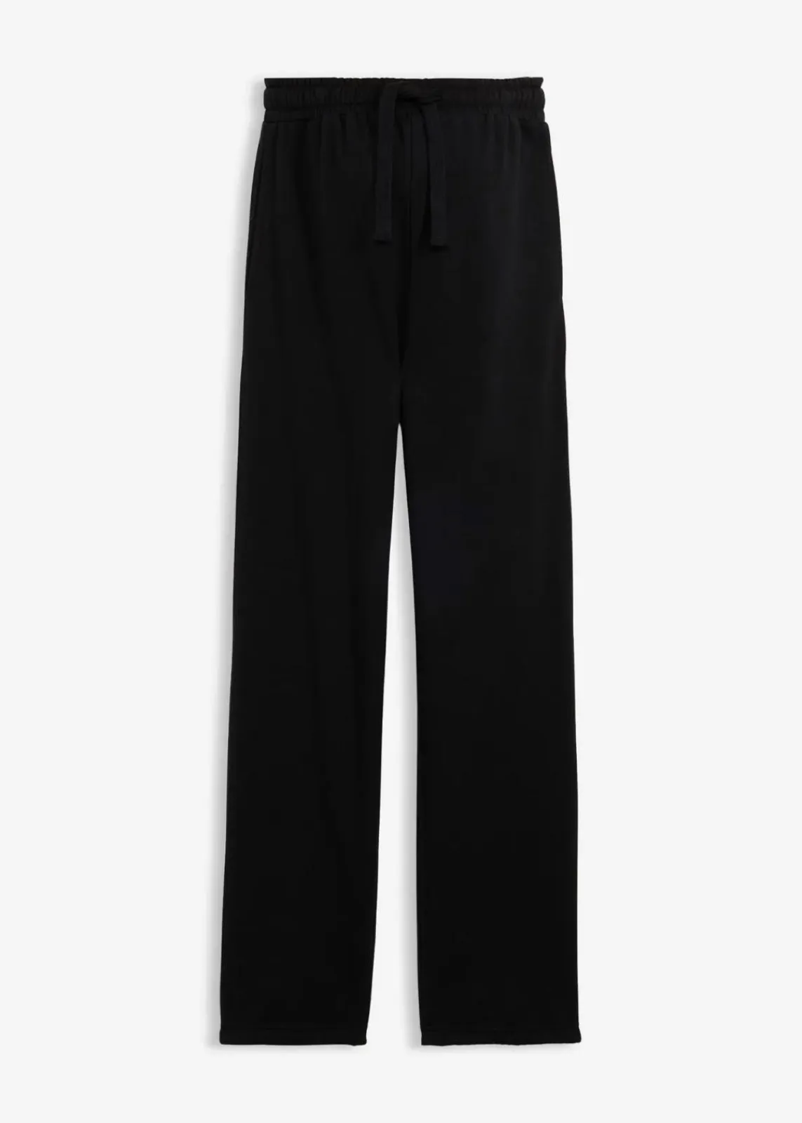 bonprix Bekleidung·Blazer|Nachhaltigere Materialien^Umstandsweathose mit verstellbarer Saumweite aus reiner Bio-Baumwolle schwarz