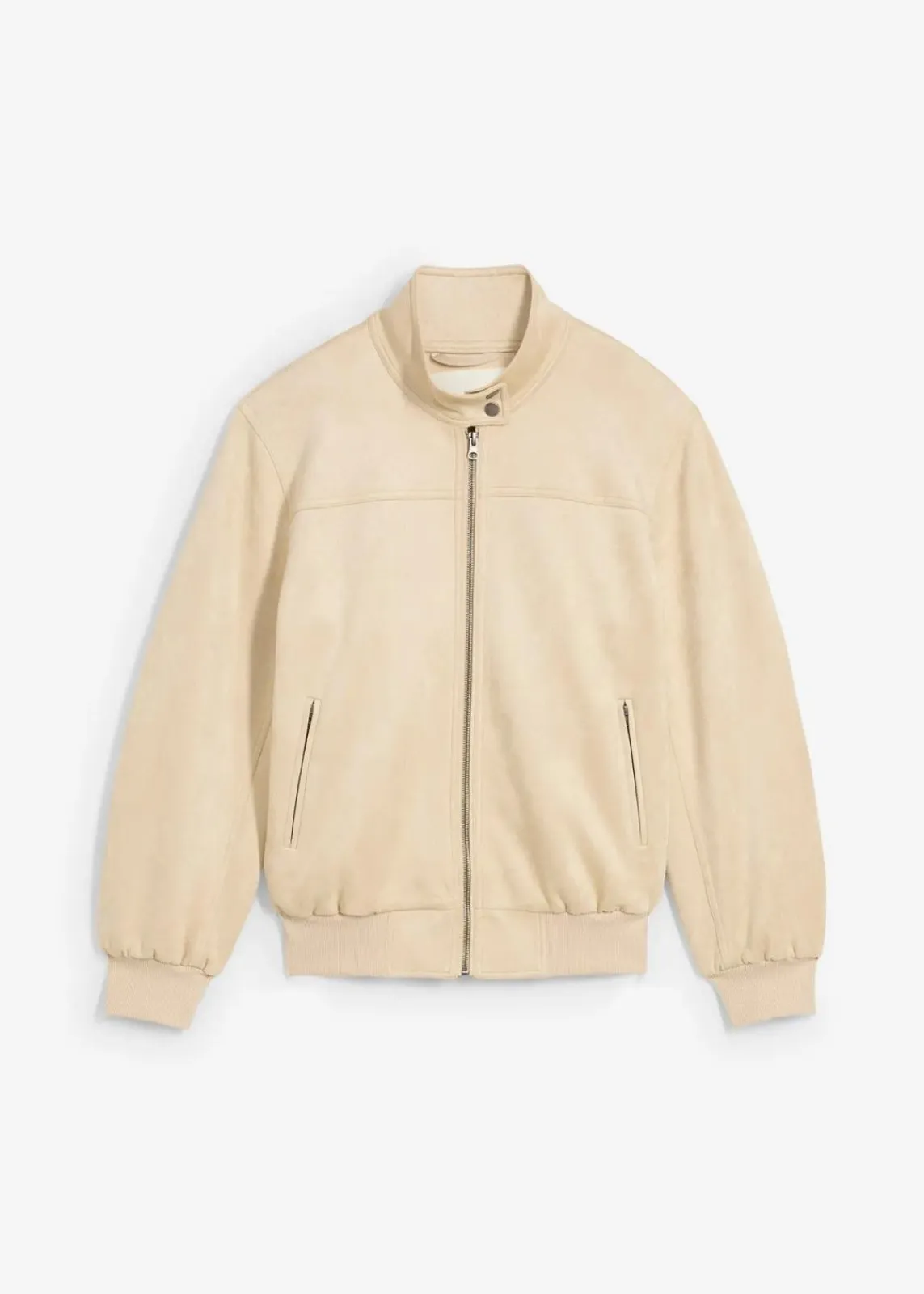 bonprix Jacken & Mäntel^Velourslederimitat-Jacke hellsand