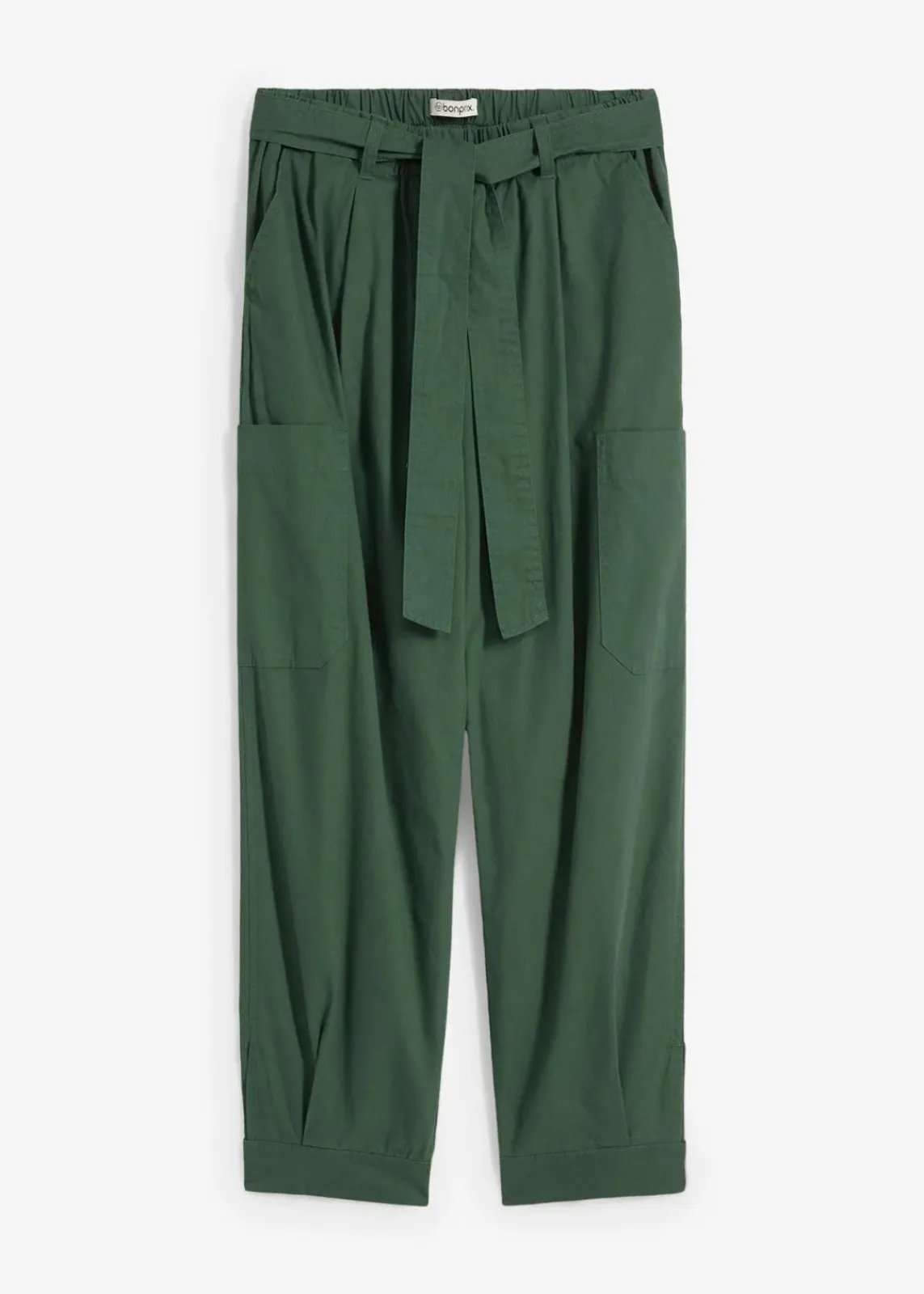 bonprix Hosen|Bekleidung·Kleider^Verkürzte Cargo-Hose schattengrün