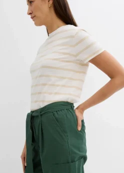 bonprix Hosen|Bekleidung·Kleider^Verkürzte Cargo-Hose schattengrün