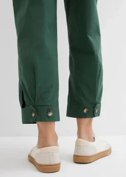 bonprix Hosen|Bekleidung·Kleider^Verkürzte Cargo-Hose schattengrün