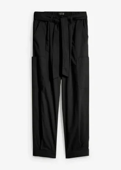 bonprix Bekleidung·Kleider|Hosen^Verkürzte Cargo-Hose schwarz