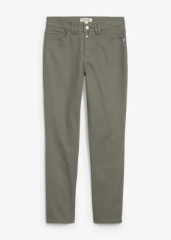 bonprix Bekleidung·Kleider|Hosen^verkürzte Twill-Hose eukalyptusgrün