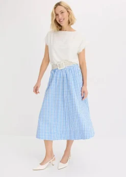 bonprix Shirts & Tops^Viskose Shirt mit Spitze wollweiß