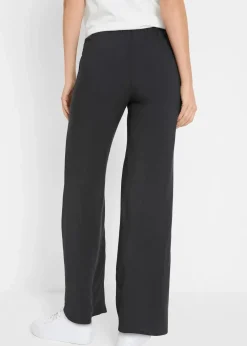 bonprix Bekleidung·Kleider|Hosen^Viskose-Schlupfhose mit Bequembund schwarz