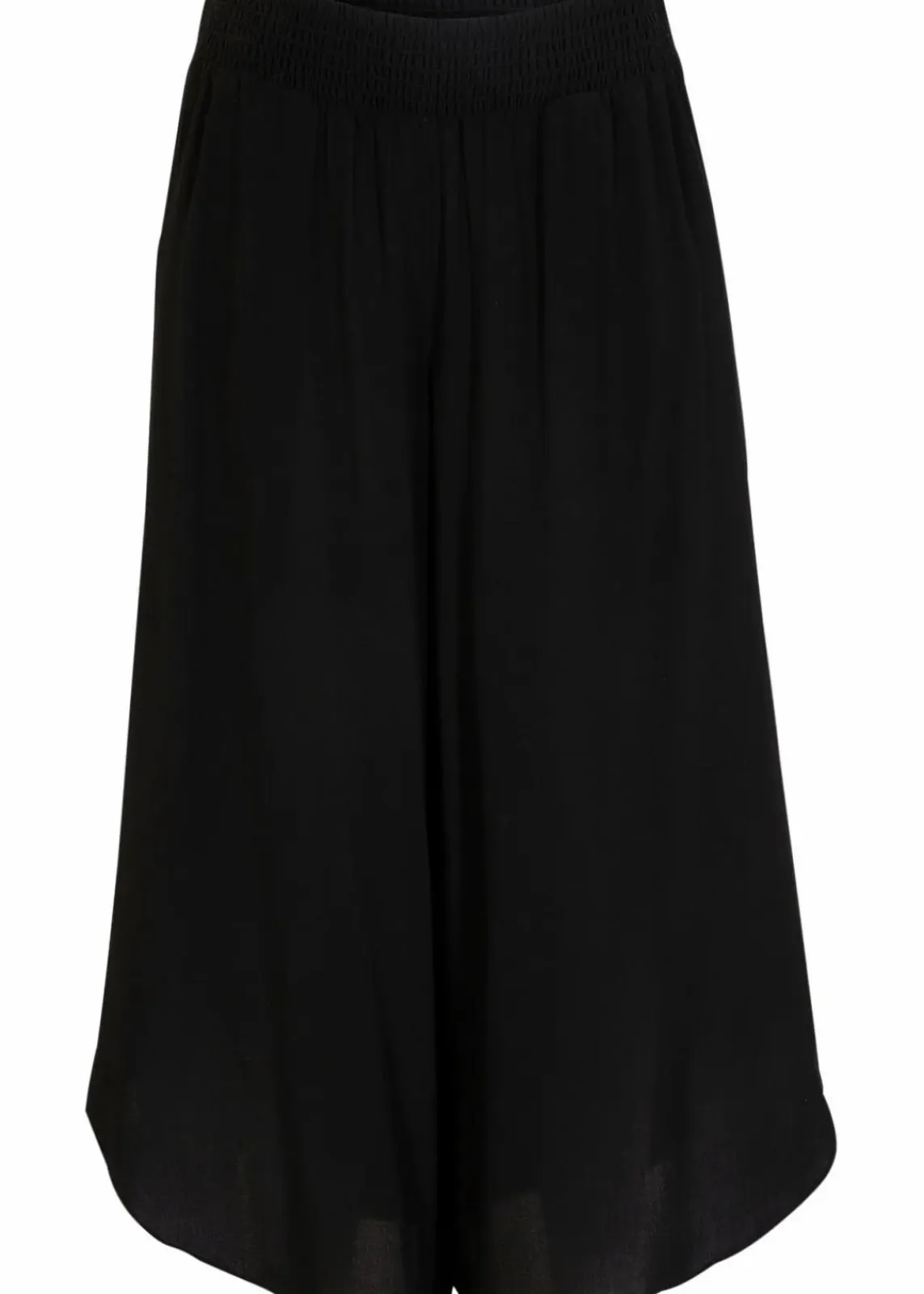 bonprix Bekleidung·Kleider|Hosen^Wadenlange Culotte aus nachhaltiger Viskose schwarz