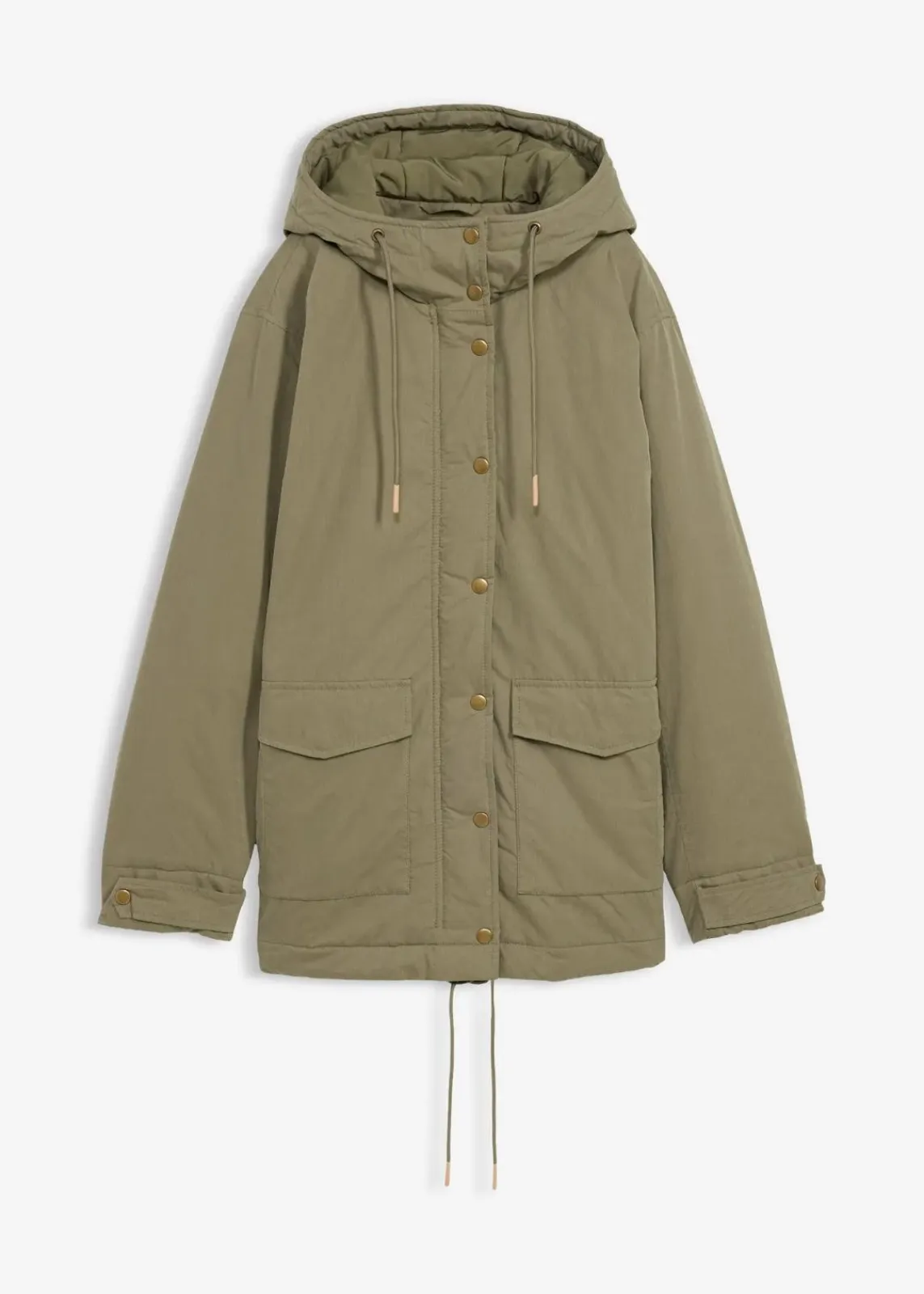 bonprix Jacken & Mäntel|Bekleidung·Hosen^Warm wattierter Parka oliv