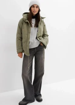 bonprix Jacken & Mäntel|Bekleidung·Hosen^Warm wattierter Parka oliv