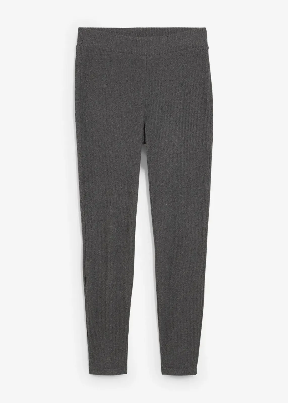 bonprix Hosen|Sportbekleidung^Warme gerippte Thermo-Leggings grau meliert meliert