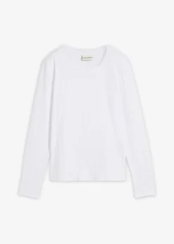 bonprix Outdoorbekleidung|Thermobekleidung^Warmes Thermoshirt weiß