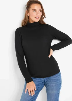 bonprix Thermobekleidung|Shirts & Tops^Warmes Thermoshirt schwarz