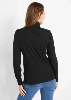 bonprix Thermobekleidung|Shirts & Tops^Warmes Thermoshirt schwarz